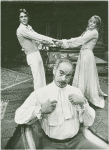 Eli Wallach, Ben Masters, and Diana van der Vlis in the stage production The Waltz of the Toreadors