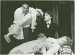 Eli Wallach, Ben Masters, Diana van der Vlis, and Anne Jackson in the stage production The Waltz of the Toreadors