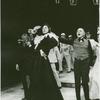 Raul Julia (in dress) in the stage production Where's Charley?