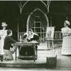 Marcia McClain, Jerry Lanning, Raul Julia, Carol Jo Lugenbeal in the stage production Where's Charley?