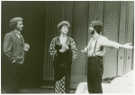 Robert LuPone, Linda Thorson, and Bronson Pinchot in the stage production Zoya's Apartment