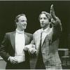 Robert LuPone and Bronson Pinchot in the stage production Zoya's Apartment
