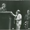 Menasha Skulnik (center) in the stage production The Zulu and the Zayda