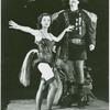 Diana Muldaur and Peter Boyle in the stage production The Balcony