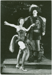 Diana Muldaur and Peter Boyle in the stage production The Balcony