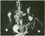 Frank Shaw Stevens, F. M. Kimball, Grayson Hall, Alek Primrose, and Al Viola in the stage production The Balcony
