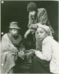 Paul Benjamin, Zakes Mokae, and Ruby Dee in the stage production Boesman and Lena