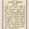 Nancy Burne.