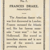 Frances Drake.