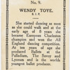 Wendy Toye.