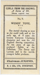 Wendy Toye.