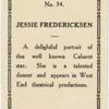Jessie Frdericksen.