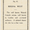 Regina West.