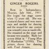 Ginger Rogers.