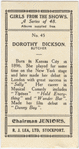 Dorothy Dickson.