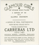 Gloria Dickson.