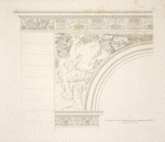 Arch detail, female figure. Sculpted by Boichot