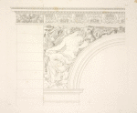 Arch detail, female figure. Sculpted by Boichot