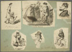 Par Cruikshank, 1834-36 [title in ink on mount, 6 images by Cruikshank]