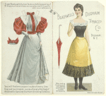 Blackwell's Durham Fashion Doll [paper doll with dress]