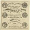 Advertisement showing various medals won at international expositions