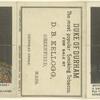 Duke of Durham Tobacco card with Bismarck, & Ben Butler