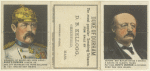 Duke of Durham Tobacco card with Bismarck, & Ben Butler