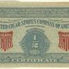 One-half Certificate [tobacco premium]