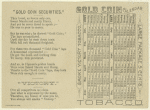 Gold Coin Securities; Smoke Victor Tobacco [women dueling with swords.]