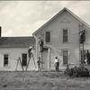 3A. Family farmstead.  Neighbors exchange labour, by an old custom. Nebraska