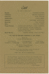 Program for production at The Allan Hancock College, Santa Maria, CA