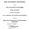 An oration on the abolition of the slave trade; delivered in the African church, in the City of New York, January 1, 1808