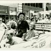 Bishop Robert Clements, Quentin Crisp, John Noble, New York Gay Pride March, 1982 June