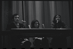 Kate Millett at Columbia University panel discussion, 1970