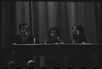 Kate Millett at Columbia University panel discussion, 1970