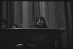 Kate Millett at Columbia University panel discussion, 1970