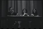 Kate Millett at Columbia University panel discussion, 1970