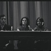 Kate Millett at Columbia University panel discussion, 1970