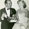 Ted Mann with Miss Page One, winning award for Long Day's Journey Into Night