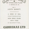 Judith Barrett.