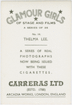 Thelma Lee.