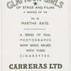 Martha Raye.