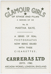 Martha Raye.