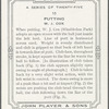 Putting - W. J. Cox.
