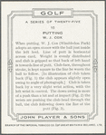 Putting - W. J. Cox.