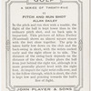 Pitch and run shot - Allan Dailey.