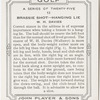 Brassie shot - hanging lie - W. H. Davis.
