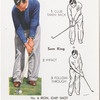 No. 6 Iron chip shot - Sam King.