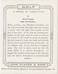 Putting - Abe Mitchell.