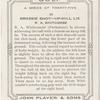 Brassie shot - up-hill lie - R. A. Whitcombe.